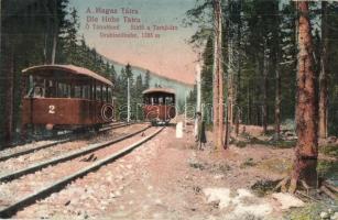 Ótátrafüred, Stary Smokovec; Sikló a Tarajkára / Drahtseilbahn / funicular (r)