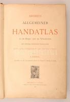 Andrees Allgemeiner Handatlas. Negyedik kiadás. Bielefeld & Leipzig, 1899, Velhagen & Klasin...