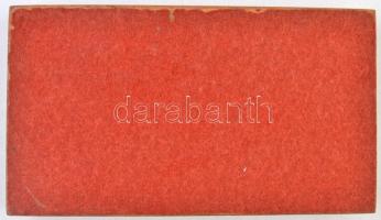 1966. "Magyar Közlekedési Múzeum 1896-1966" Br plakett falapra erősítve (6,8x14,8cm / 10x1...