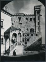 A sárospataki vár, 3 db jelzetlen fotó, 23x17 cm