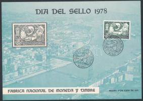 Bélyegnap emléklapon elsőnapi bélyegzéssel, Stamp Day memorial sheet first-day cancellation