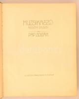 Pap Zoltán: Muzsikaszó. Regény dalban. Budapest, 1910. Petőfi-Társaság. Számos szövegközti, színes, ...