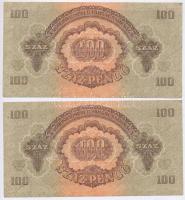 1944. 100P "A Vöröshadsereg Parancsnoksága" (4x) sorszámkövetők T:I-,II 
Adamo P47