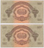 1944. 100P "A Vöröshadsereg Parancsnoksága" (4x) sorszámkövetők T:I-,II 
Adamo P47