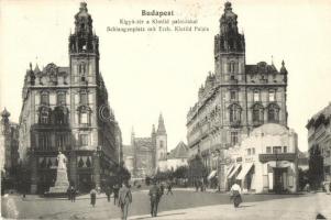 Budapest V. Kígyó tér a Klotild palotákkal, Skriván Ferenc üzlete (EB)