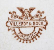 Villeroy & Boch porcelán kancsó, kézzel festett, jelzett, hibátlan, m: 20,5 cm