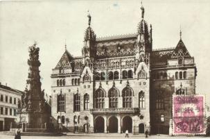 Budapest I. Szentháromság tér és szobor, volt Pénzügyminisztérium épülete, TCV card (EK)