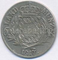 Német Államok / Bajorország 1817. 6kr Ag "IV. Miksa József" (2,5g) T:2-,3
German States /...