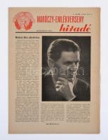 1952 Maróczy-Emlékverseny híradó. 1-11. Budapest, 1952, Athenaeum, 11 x 4 p. Fekete-fehér fotókkal, ...
