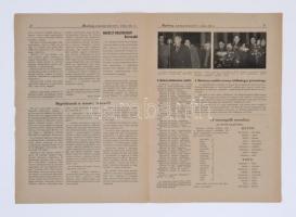 1952 Maróczy-Emlékverseny híradó. 1-11. Budapest, 1952, Athenaeum, 11 x 4 p. Fekete-fehér fotókkal, ...