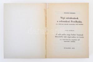 Zoltán József: Népi szórakozások a reformkori Pest-Budán. (Az 1959-ben készült tanulmány első kiadás...