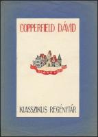 Biczó András(1888-1957): Borítóterv, 2 db. Vegyes technika, papír, jelzés nélkül, kartonra ragasztva...