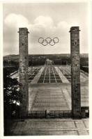 1936 Berlin, Reichssportfeld, Blick von der Deutschen Kampfbahn durch das Osttor / Olympic Games