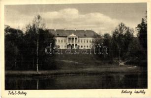 Felsőbalog, Vámosbalog, Vysny Blh; Koburg kastély, kiadja Özv. György Jánosné / castle