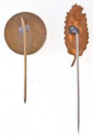 ~1930-1940. "Így volt, Így lesz, Esküszünk" irredenta Br kitűző (17mm) + DN "L" ...