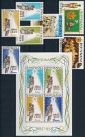 1966-1969 7 sets and 1 block 1966-1969 7 klf sor és 1 blokk 2 stecklapon