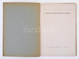 Dr. Tóth János: A magyar falu építőművészete. Szombathely, 1945, Martineum Rt. ny. Kiadói papírkötés...