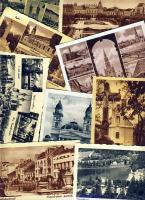 kb. 400 db 1940 körüli magyar városképes lap, általában T1 minőség