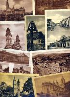 kb. 400 db 1940 körüli magyar városképes lap, általában T1 minőség