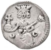 1290-1301. Denár Ag III. András (0,34g) T:1- felületi karc R!  Hungary 1290-1301. Denar Ag Andrew III (0,34g) C:AU slightly scratched R! Huszár: 426., Unger I.: 324.