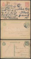 cca 1914-1918 I. világháborús levelezőlapok, 6 db, személyes hangvételű üzenetekkel, 9x14 cm.