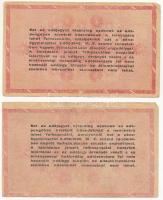 1946. 1.000.000AP elcsúszott elő- és hátlapi nyomat és fordított címer + 1.000.000AP a szövegben &qu...