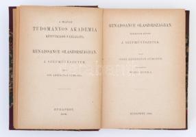 Jon Addington Symonds: Renaissance Olaszországban III. kötet. A szépművészetek. Fordította Wohl Jank...