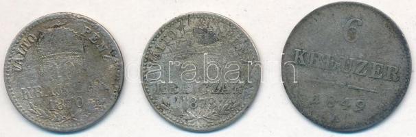 Vegyes: 1870KB 10kr Ag "Ferenc József / Váltó pénz" + 1873KB 10kr Ag "Ferenc József /...