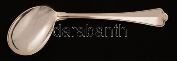 Ezüst(Ag) gyermek etetőkanál, jelzett, h: 13 cm, nettó: 22,3 g