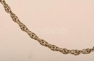 Ezüst(Ag) Walles nyaklánc, jelzett, h: 60 cm, nettó: 14,5 g