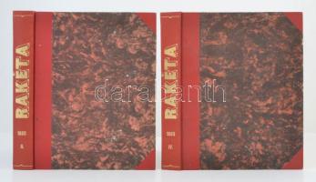 1980 Rakéta regényújság I-II. VII. évfolyam, 14-26., 40-52. számok. Átkötött félvászon kötés. Nem teljes évfolyam.