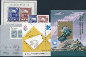1978-1999 UPU 1 set + blocks + 2 stamps, 1978-1999 UPU motívum 1 db sor + 3 klf blokk + 2 db önálló érték
