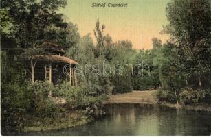 Siófok, csendélet pavilonnal