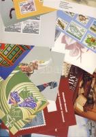 Grönland, Island, Finnország, Norvégia 70db főleg bélyegket ábrázoló modern képeslap