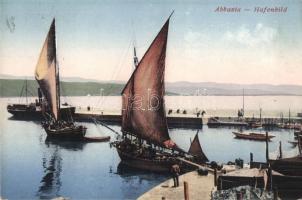 Abbazia, Hafenbild / port