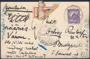 1929 Hoffmann Edith művészettörténész, muzeológus (1888-1945) saját magáról készített árnyképe, képe...