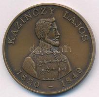 Bognár György (1944-) 1990. "Gyöngyös - Aradi Vértanúk / Kazinczy Lajos" Br emlékérem (42,...