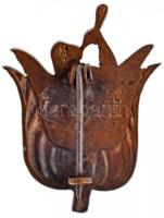 ~1930. Irredenta zománcozott kitűző, "MORZSÁNYI J. BUDAPEST ESKÜ ÚT 5." gyártói jelzéssel ...