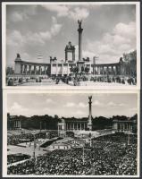 1938 Budapest XXXIV. Nemzetközi Eucharisztikus Kongresszus - 2 db képeslap / 34th International Eucharistic Congress - 2 postcards