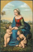 60 db RÉGI bibliai témájú művészlap, vallás, vegyes minőség / 60 old religious postcards about the B...