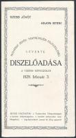 1929 Meghívó Budapest sz.főv. Testnevelési Felügyelőség Levente díszelőadására