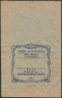 cca 1930 Pitó Mihály városi gyógyszertár Baja "Szentháromság" Patika gyógyszeres papírzacskó / old paperbag for medicines 22×14 cm