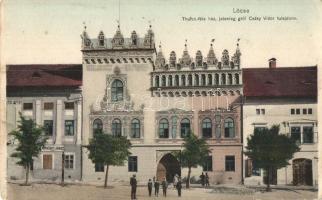 Lőcse, Levoca; Thurzó-féle ház, jelenleg gróf Csáky Vidor tulajdona / villa (EK)