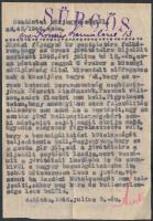 1946 Szalánta, hatósági felszólítás a kötelező orosz jóvátétel / beszolgáltatás teljesítésére