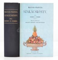 Dobos C. József: Magyar-franczia szakácskönyv. Nélkülözhetetlen kalauz minden háztartásban. Budapest, 1984, Állami Könyvterjesztő Vállalat. Az 1881. évi kiadás reprintje. Kiadói félműbőr kötés.