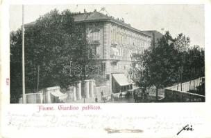 1898 Fiume, Giardino publicco