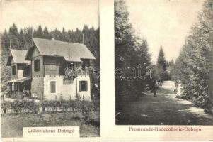 Szentegyháza, Vlahita; Dobogó-fürdő, Colloniehaus, sétány / villa, promenade  (EK)