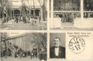 Szombathely, Posch Mihály Aréna vendéglője, nyári színház, étkező pavilon, kerthelyiség / restaurant, interior