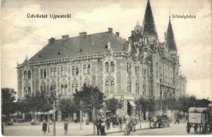 Budapest IV. Újpest, Községháza, kiadja Weisz Berthold
