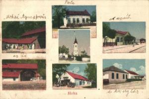 Moha, posta, vasútállomás, községháza (EB)